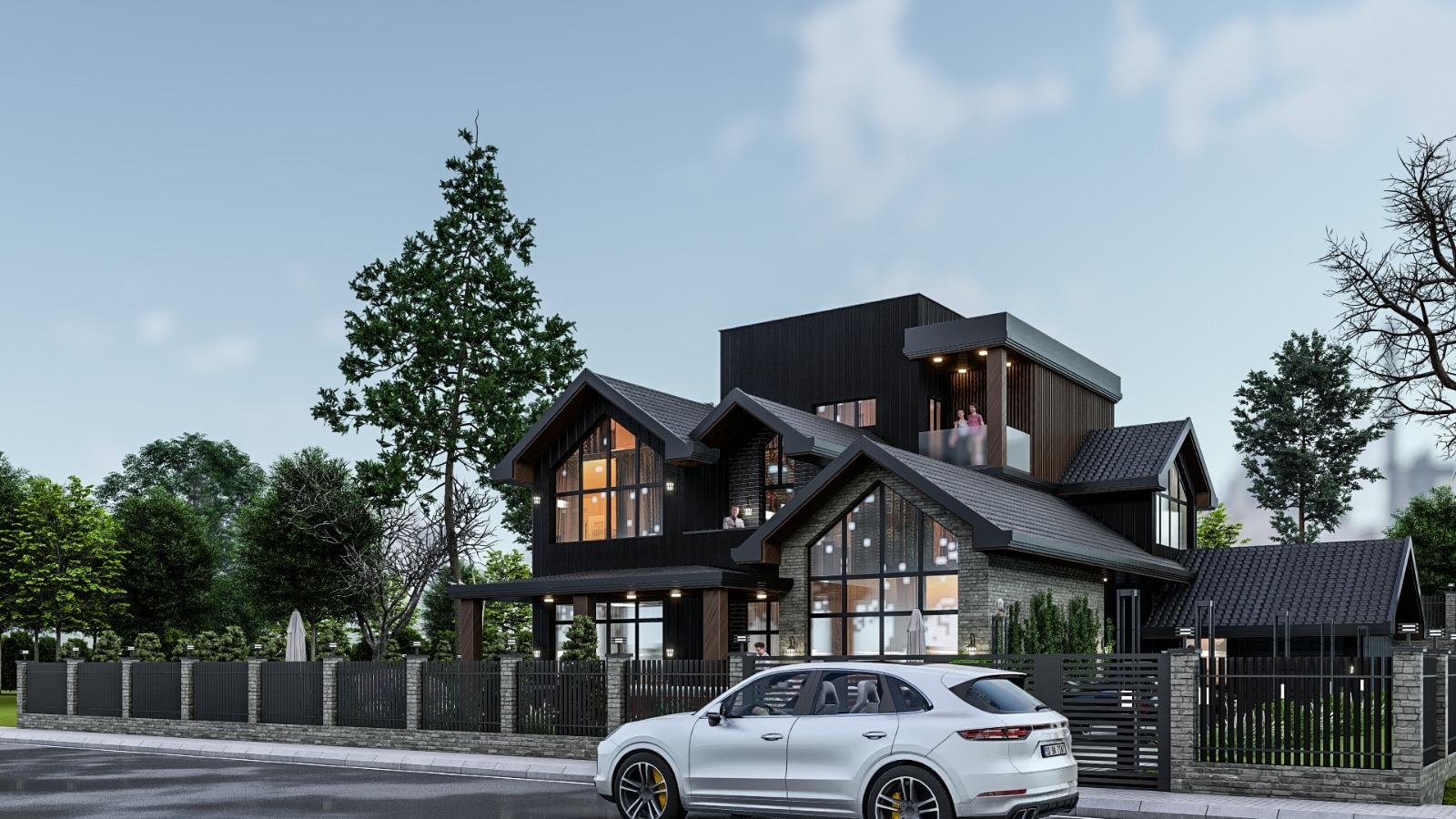 Royest Villas alacakaranlık gece görünümü