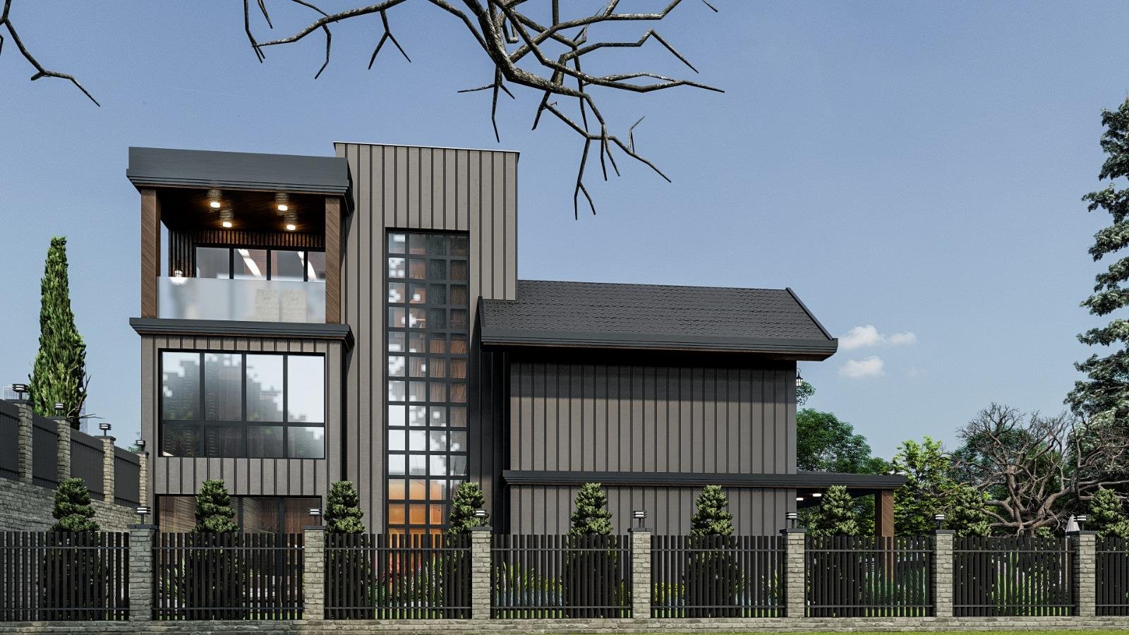 Royest Villas villa yan cephe